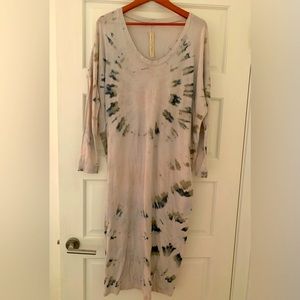 Raquel Allegra long-sleeve jersey dress, size 2 (medium)